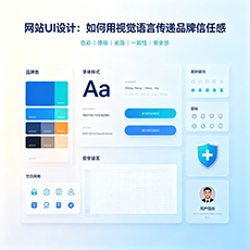 兰州建站-网站UI设计：如何用视觉语言传递品牌信任感