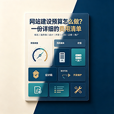 七里河建站-网站建设预算怎么做？一份详细的费用清单