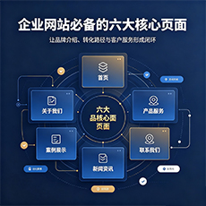 七里河建站-企业网站必备的六大核心页面